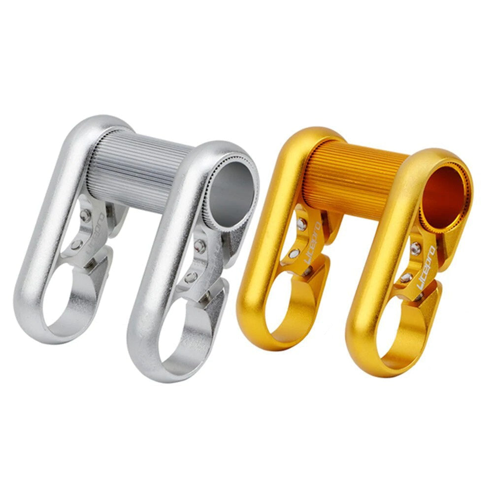 Litepro Folding Bike Hollow Double Stem Horizontal Handlebar 25.4mm Aluminum Alloy Bicycle Parts