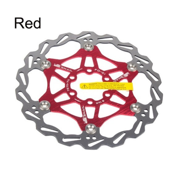 SNAIL Mountain Bike Float Floating Disc 160MM with Screws Brake Rotor Cycling Bicycle Cooling disc Rotors