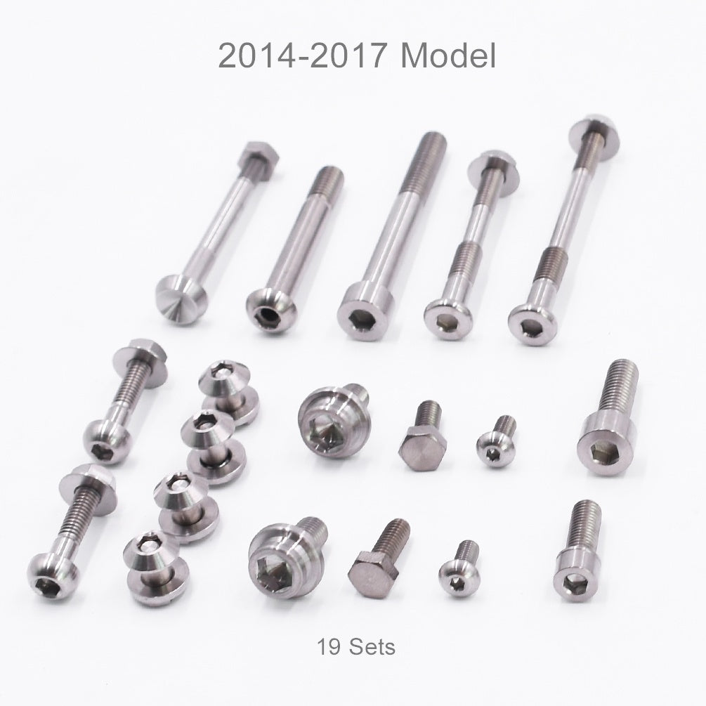 TWTOPSE Bicycle Titanium Bolts Screw Set For 2015 2016 2017 2018 2019 2020 2021 Brompton Folding Bike Part