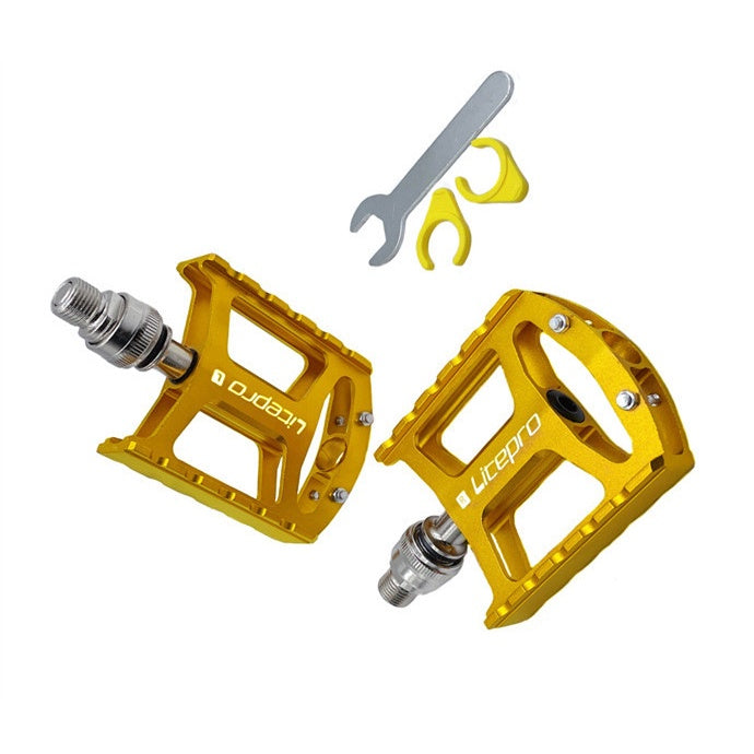 Litepro S5 Hollow Quick Release Pedals Aluminum Alloy For Brompton Folding Bicycle MTB