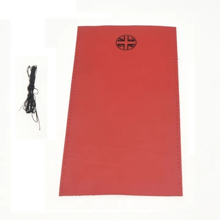 Handmade Italian Cowhide Leather Bike Frame Stem Protector Cover Compatible With trifold Folding Bicycle