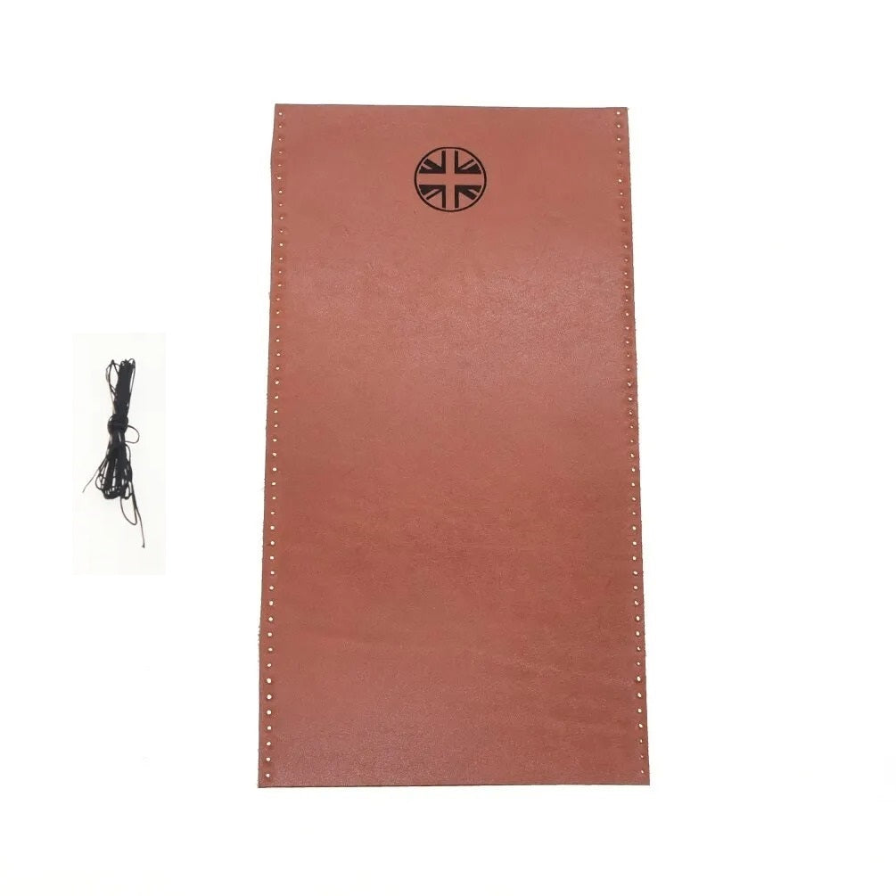 Handmade Italian Cowhide Leather Bike Frame Stem Protector Cover Compatible With trifold Folding Bicycle