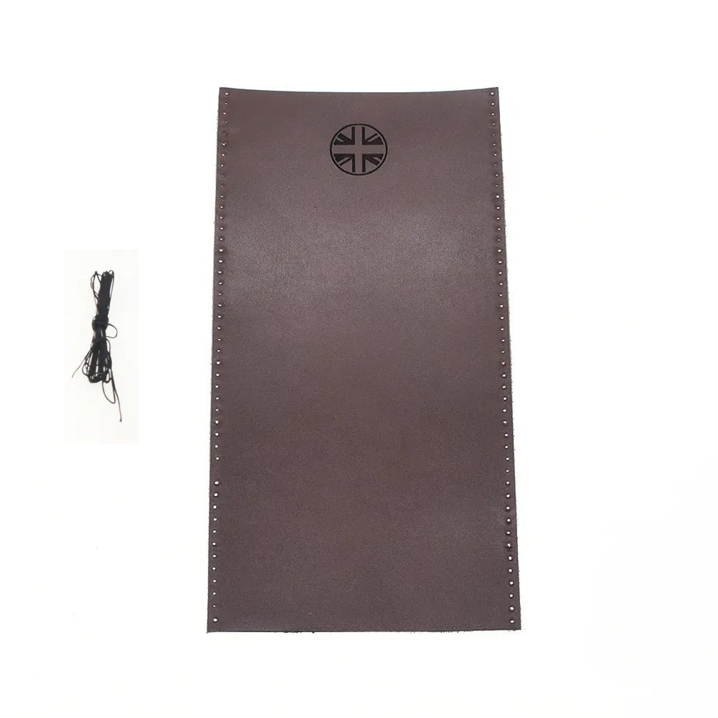 Handmade Italian Cowhide Leather Bike Frame Stem Protector Cover Compatible With trifold Folding Bicycle