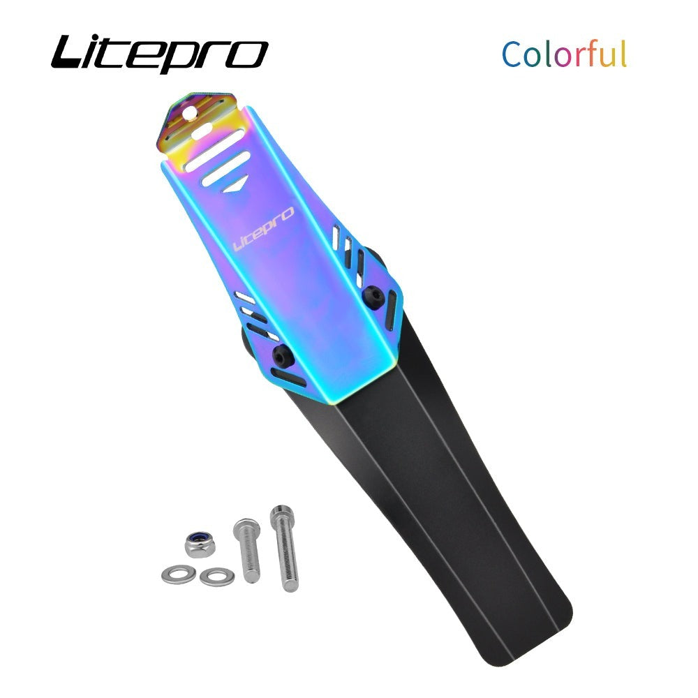Litepro Folding Bike Fender 412 P8 Mud Removal Board For Dahon Fnhon 16 20 Inch Bicycle Mudguard